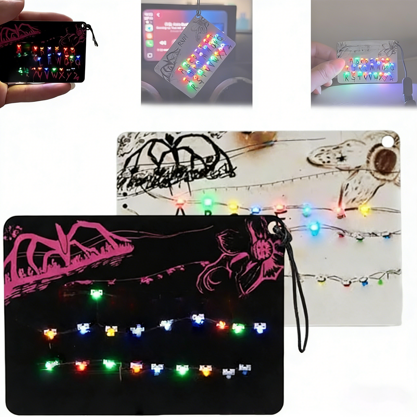 Retro Alphabet Lights Ornament