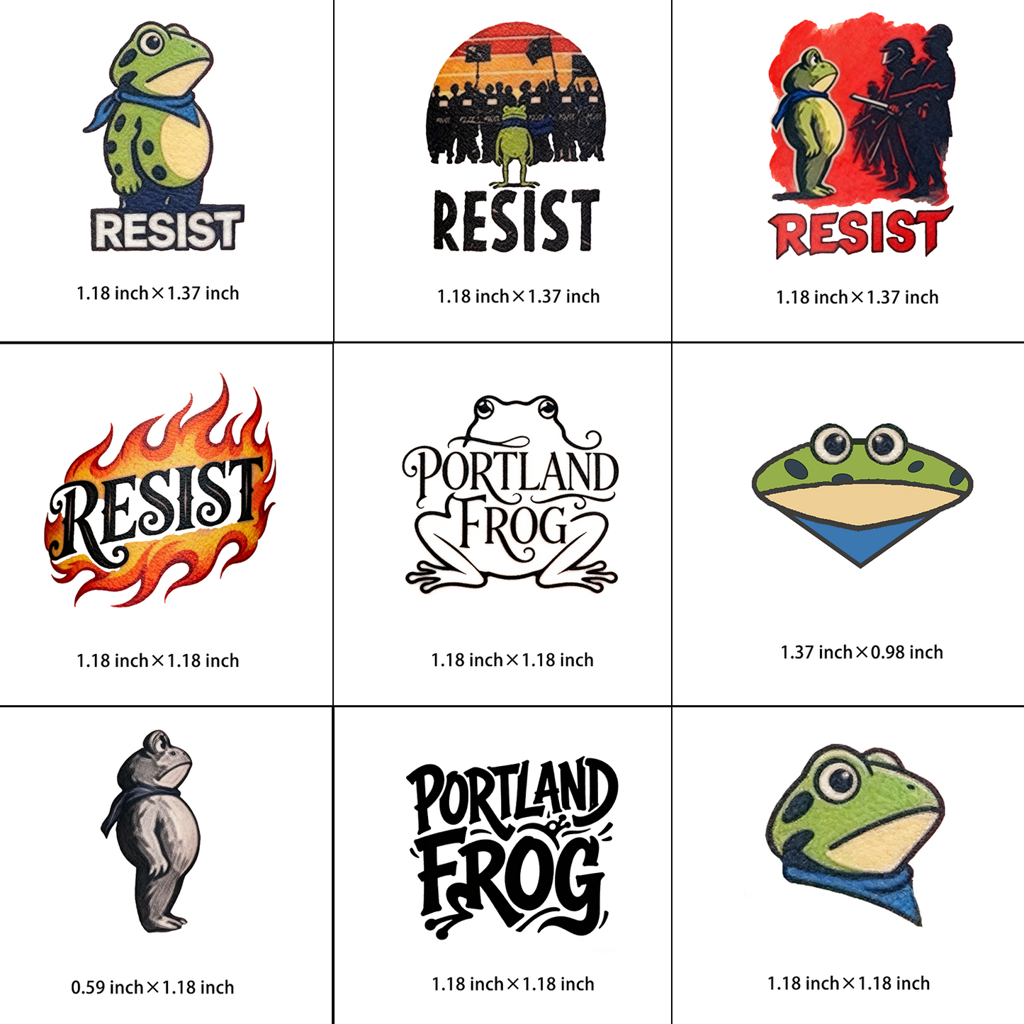 Portland Frog Tattoo