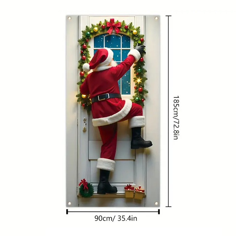 Santa Christmas Door Decor