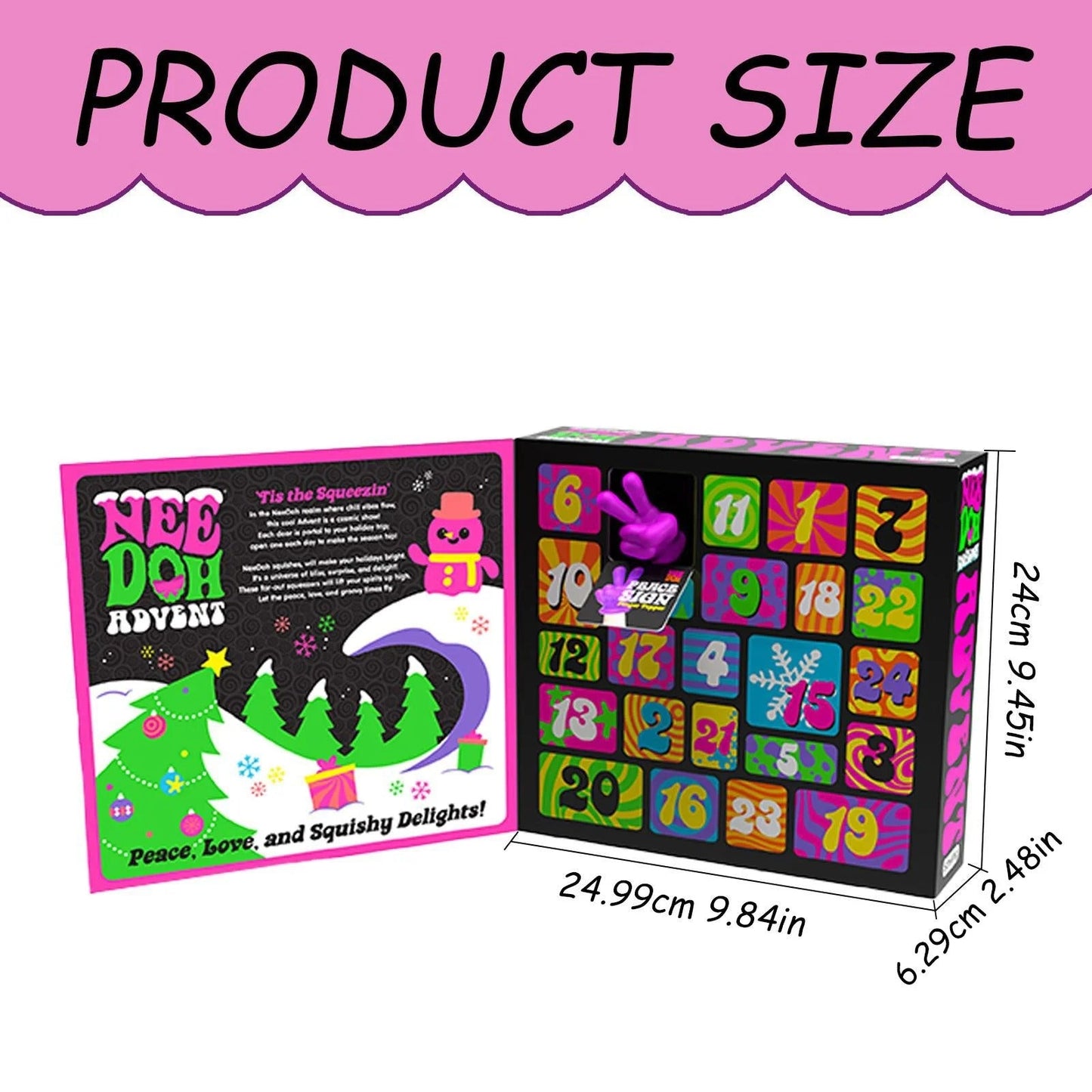 NeeDoh Squishmas 2025Advent Calendar- 24 Days