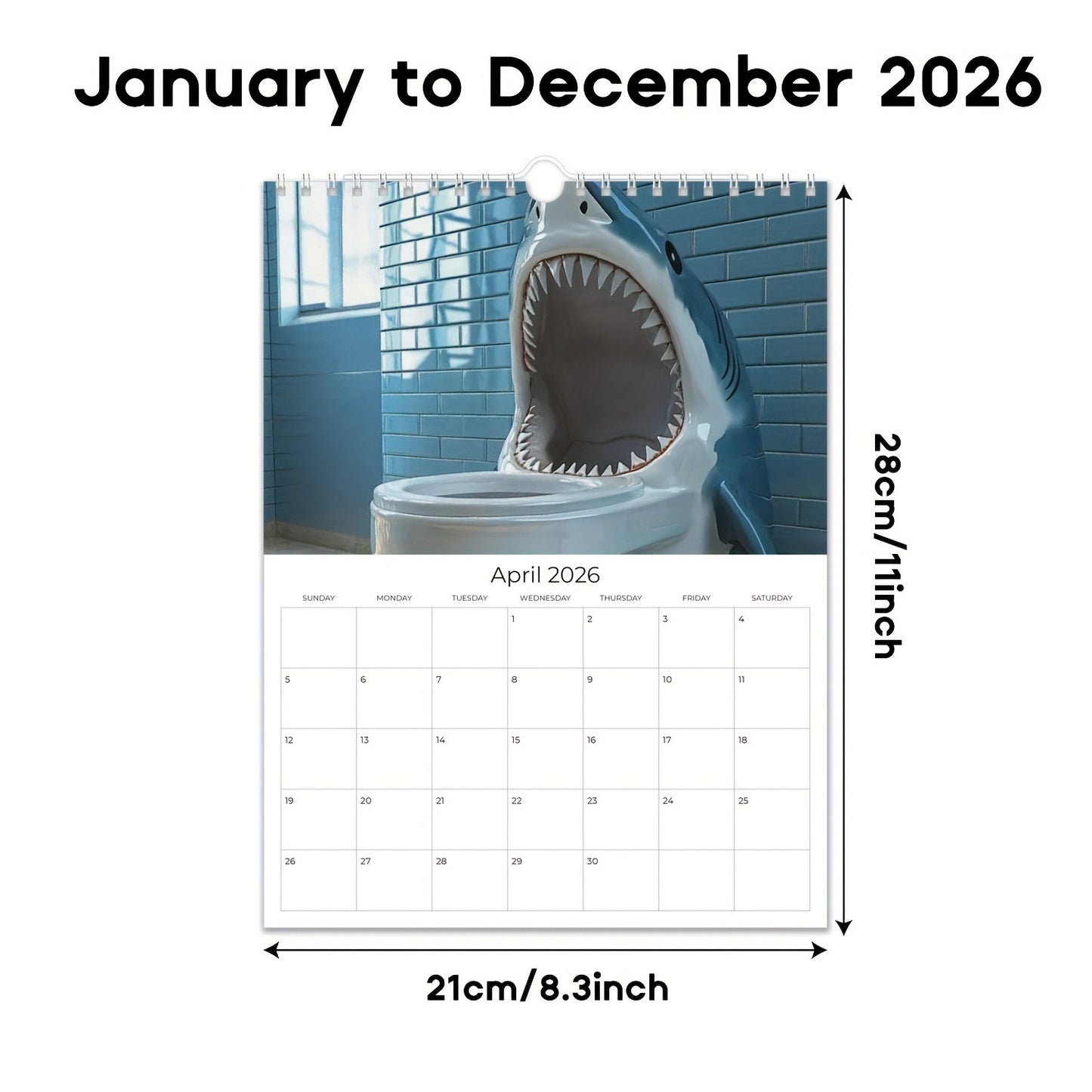 2026 Extraordinary Toilets of the World Calendar