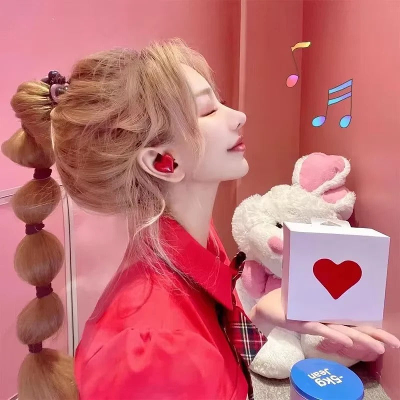 Heart-shaped Bluetooth Headset