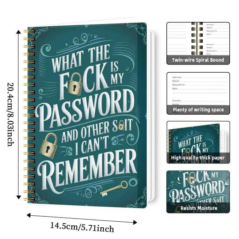 Funny Password Notebook