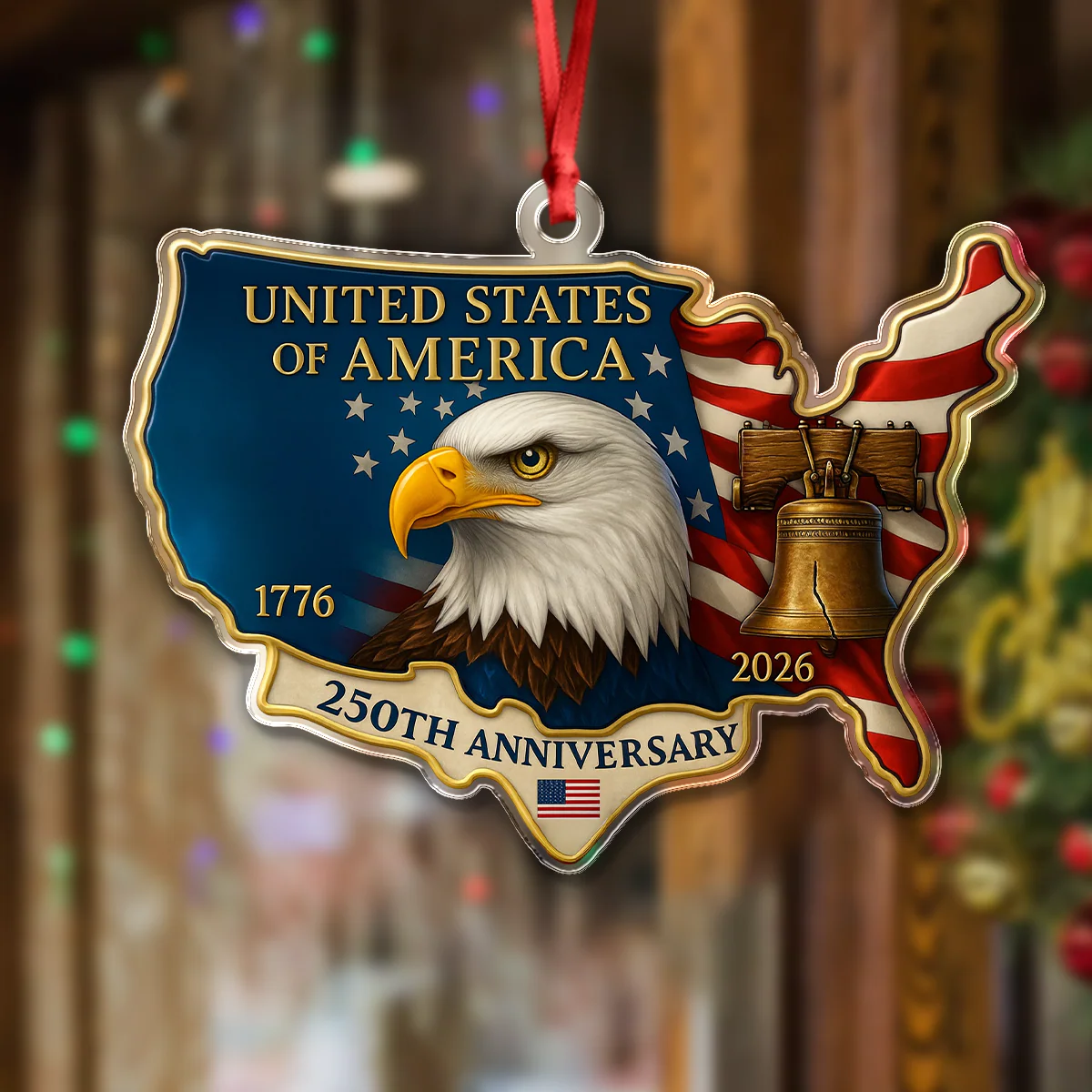 🦅United States 250th Anniversary Ornament