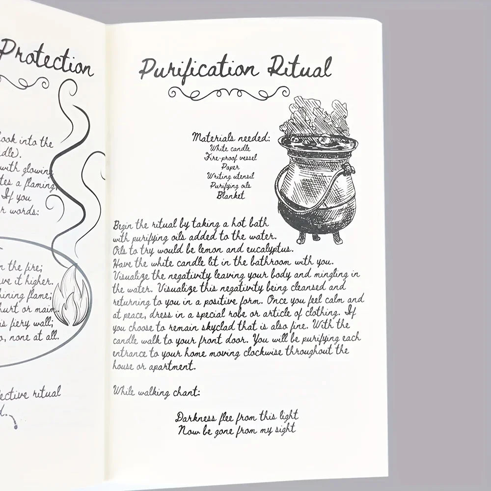 Old Witch Spells Book