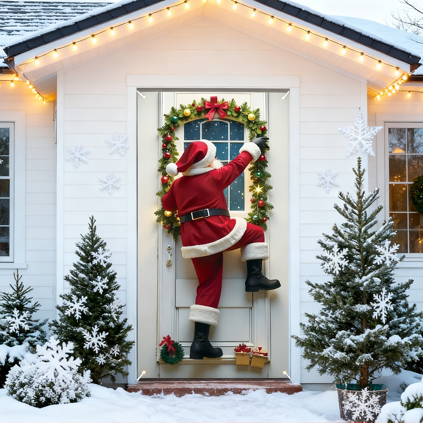 Santa Christmas Door Decor