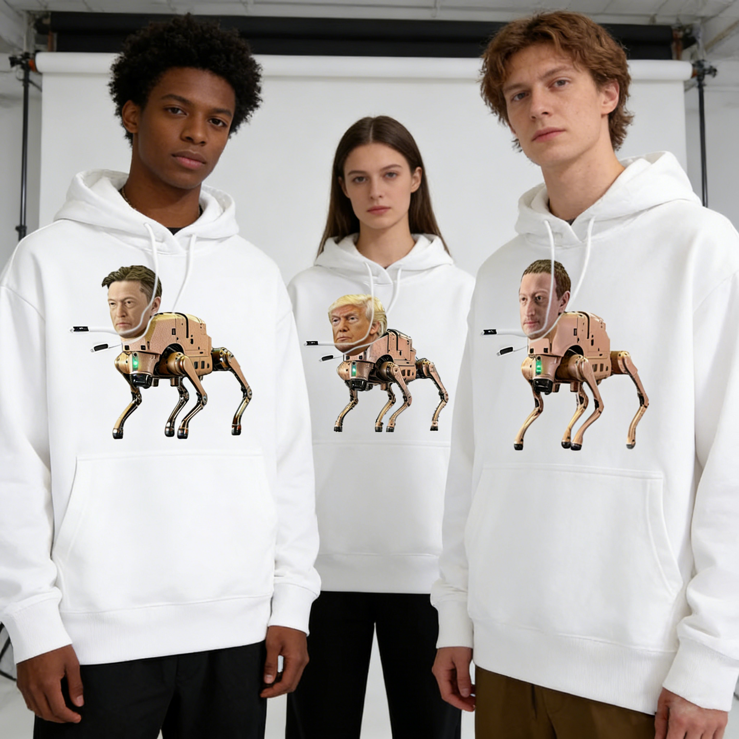 Basel Robot Dog Hoodie
