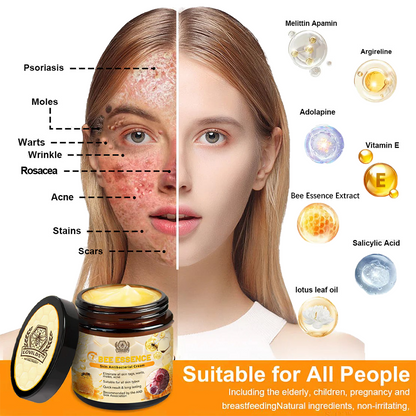 Bee Essence Skin Antibacterial Cream—used to treat a variety of skin diseases (AAD recommended)