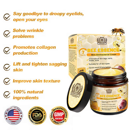 Bee Essence Skin Antibacterial Cream—used to treat a variety of skin diseases (AAD recommended)