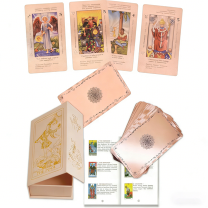 The Enchanted Rose Gold Tarot Deck