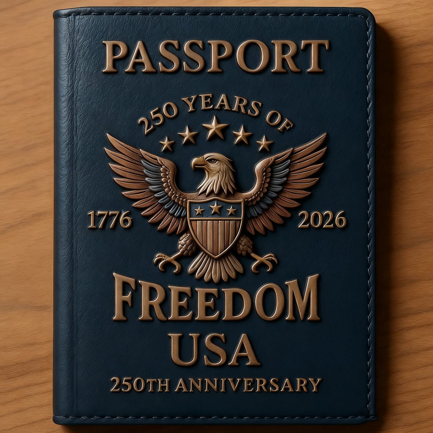 250th Anniversary of Freedom USA Passport Holder
