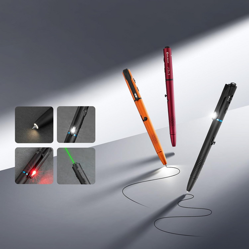 Rechargeable 4-in-1 Penlight with Green Laser Pointer