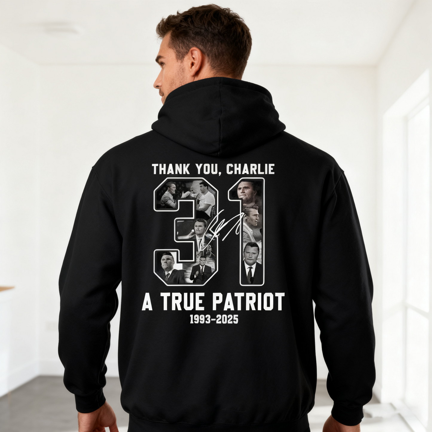 Justice for Charlie Kirk Freedom Hoodie