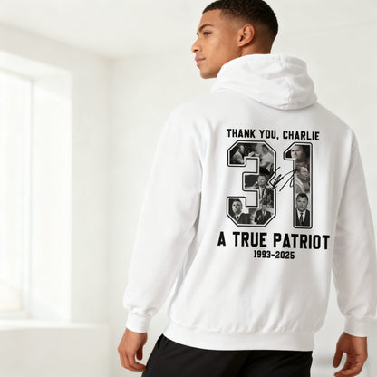 Justice for Charlie Kirk Freedom Hoodie