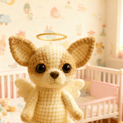 Yorkshire Terrier Memorial Emotional Support Crochet