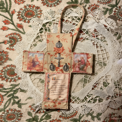 ✝️Handmade Portable Catholic Altar for Daily Prayer & Devotion