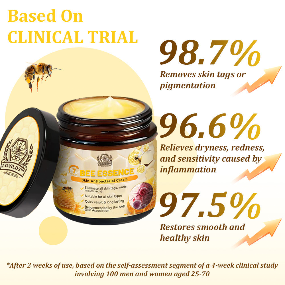 Bee Essence Skin Antibacterial Cream—used to treat a variety of skin diseases (AAD recommended)
