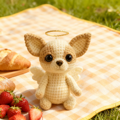 Yorkshire Terrier Memorial Emotional Support Crochet