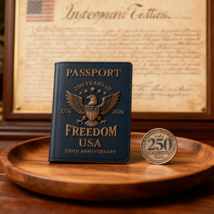 250th Anniversary of Freedom USA Passport Holder