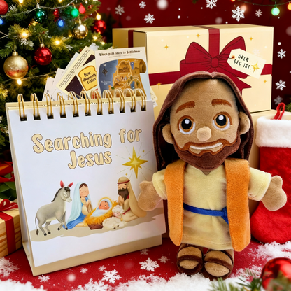 Christian Advent Calendar for Kids with Jesus Doll, Nativity Calendar & Activities