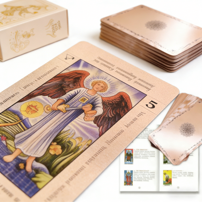 The Enchanted Rose Gold Tarot Deck