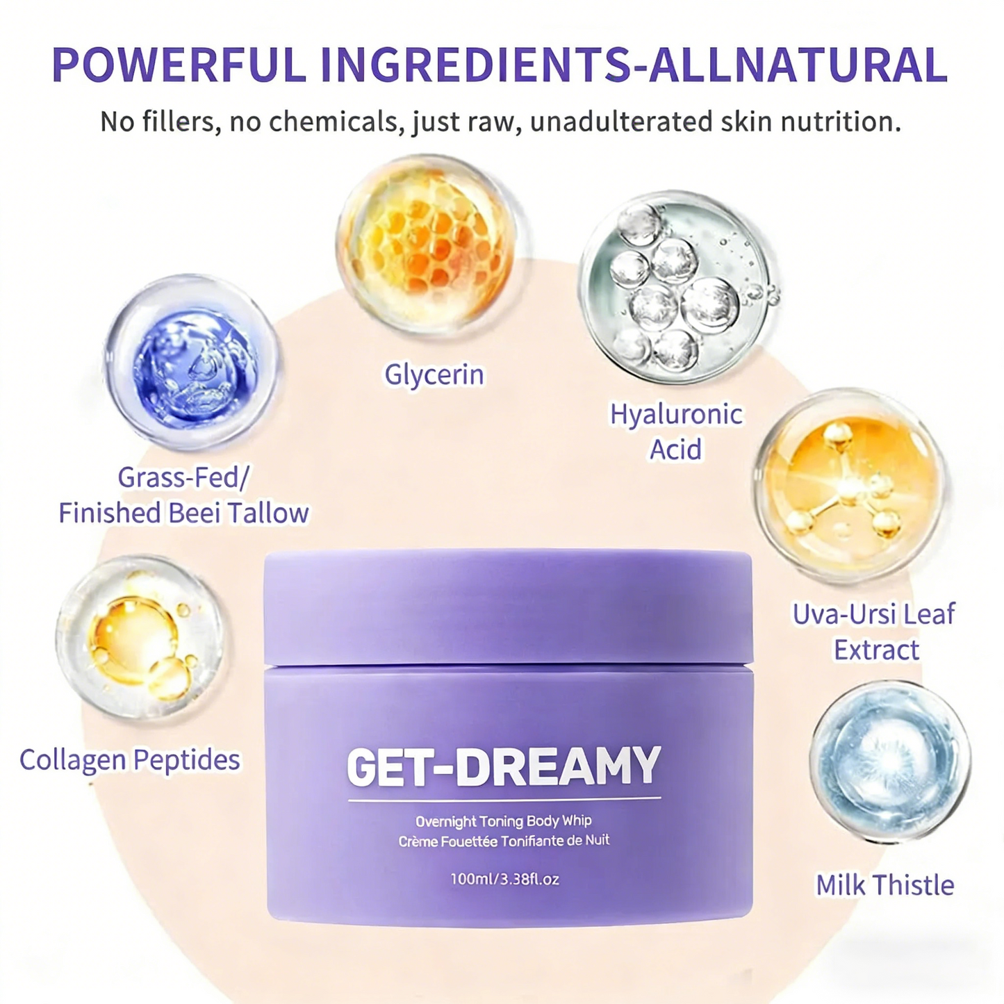 Get Dreamy Overnight Toning Body Whip 3.38 fl oz 100 mL
