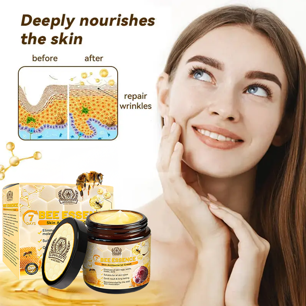 Bee Essence Skin Antibacterial Cream—used to treat a variety of skin diseases (AAD recommended)
