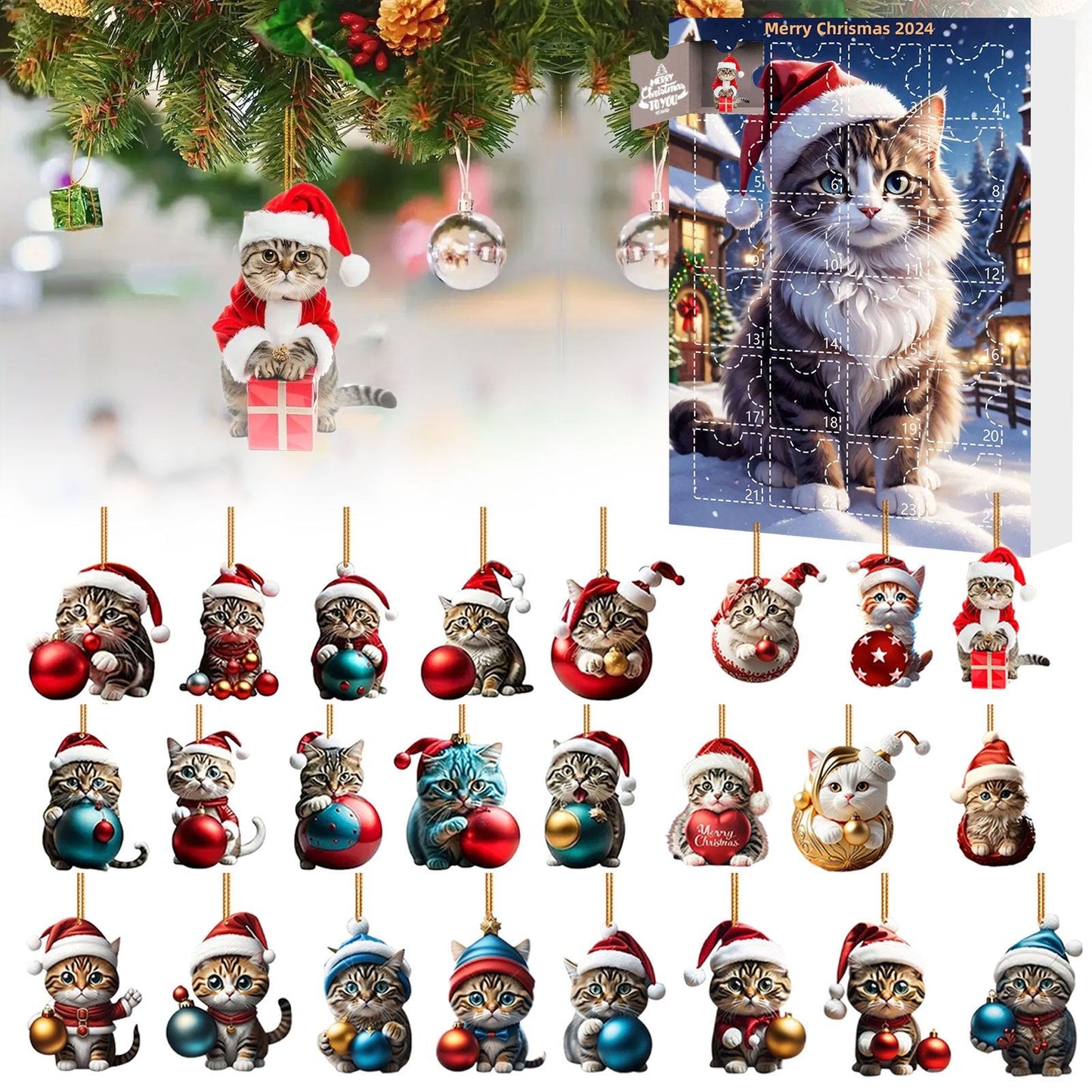 2024 Christmas Cat Advent Calendar