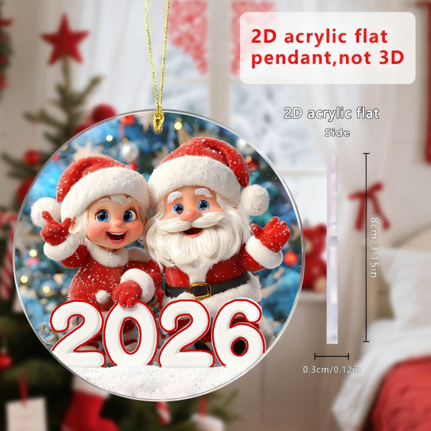 Muticolor Christmas Hanging Decoration