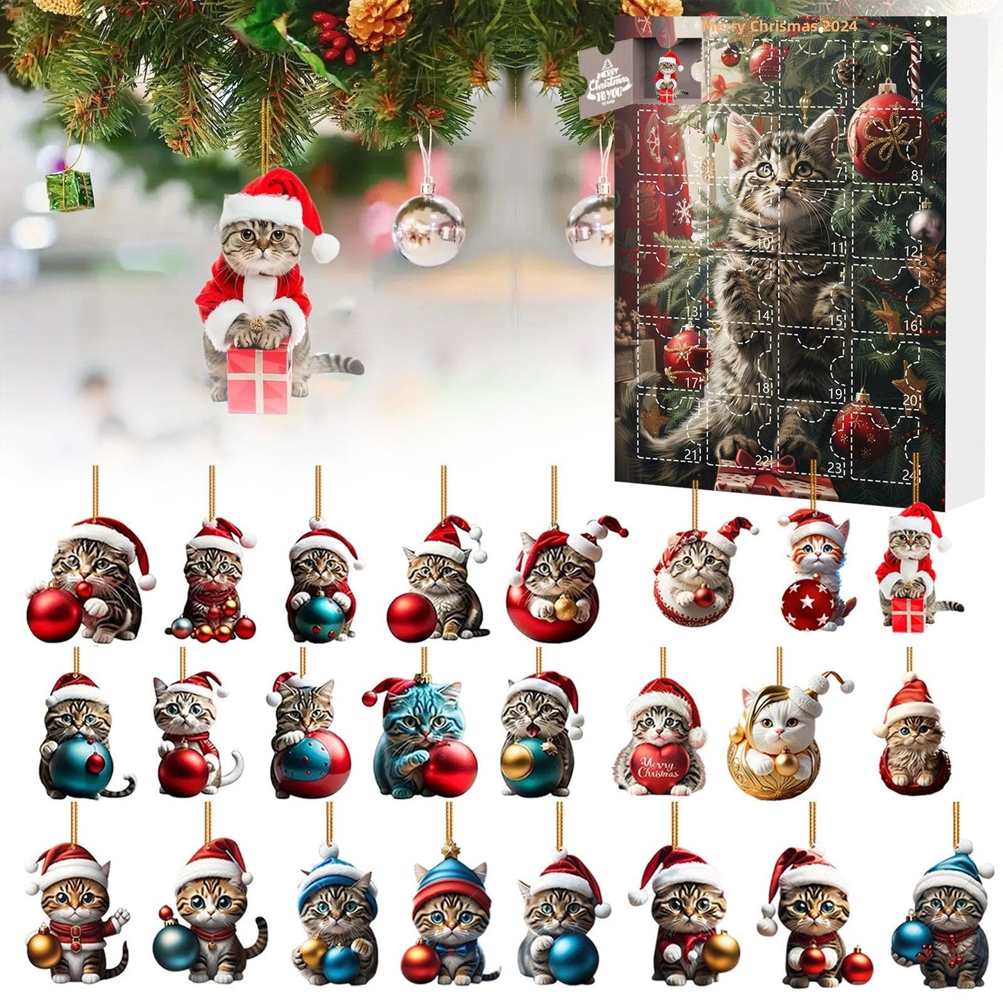 2024 Christmas Cat Advent Calendar