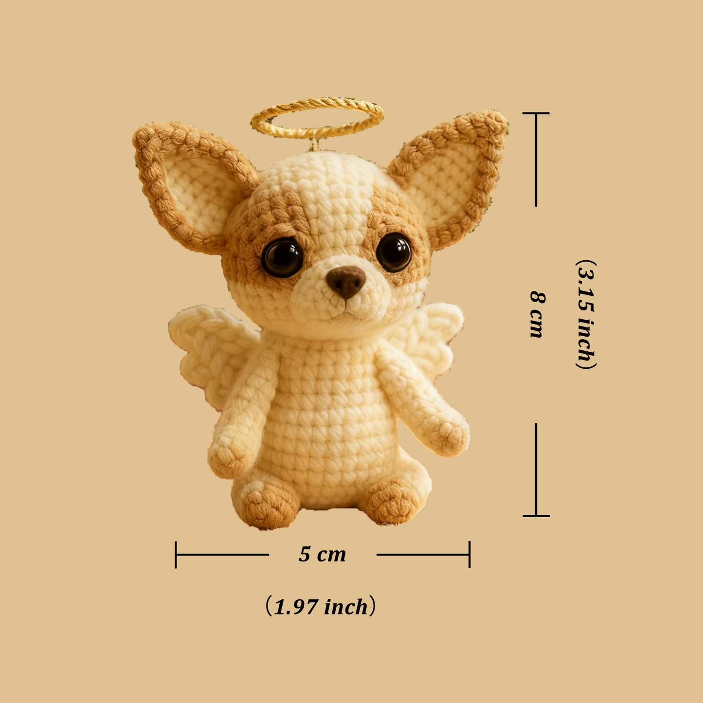 Yorkshire Terrier Memorial Emotional Support Crochet