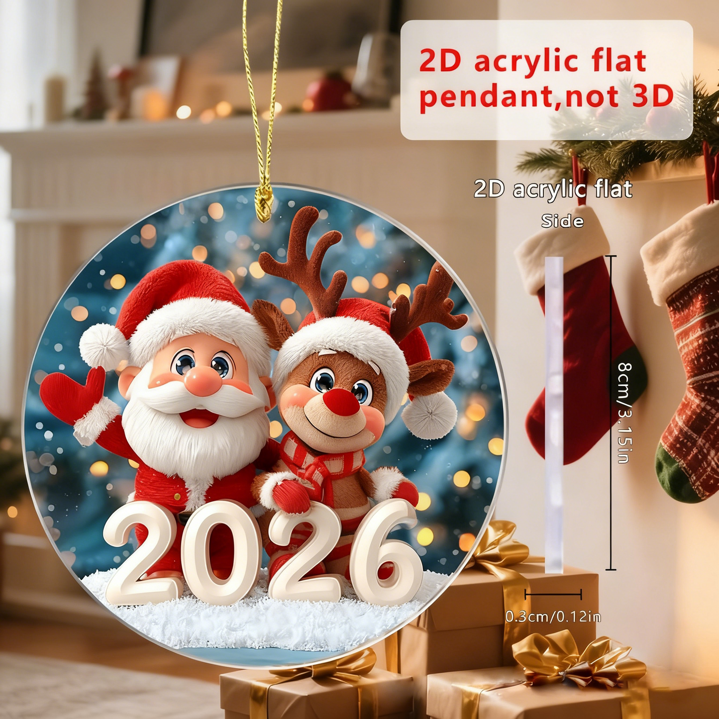 Muticolor Christmas Hanging Decoration