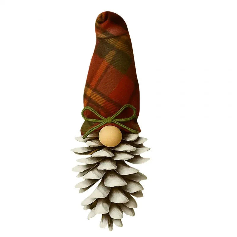 Christmas Pinecone Gnome Ornaments