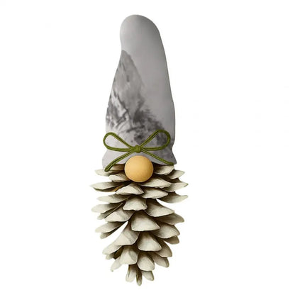 Christmas Pinecone Gnome Ornaments