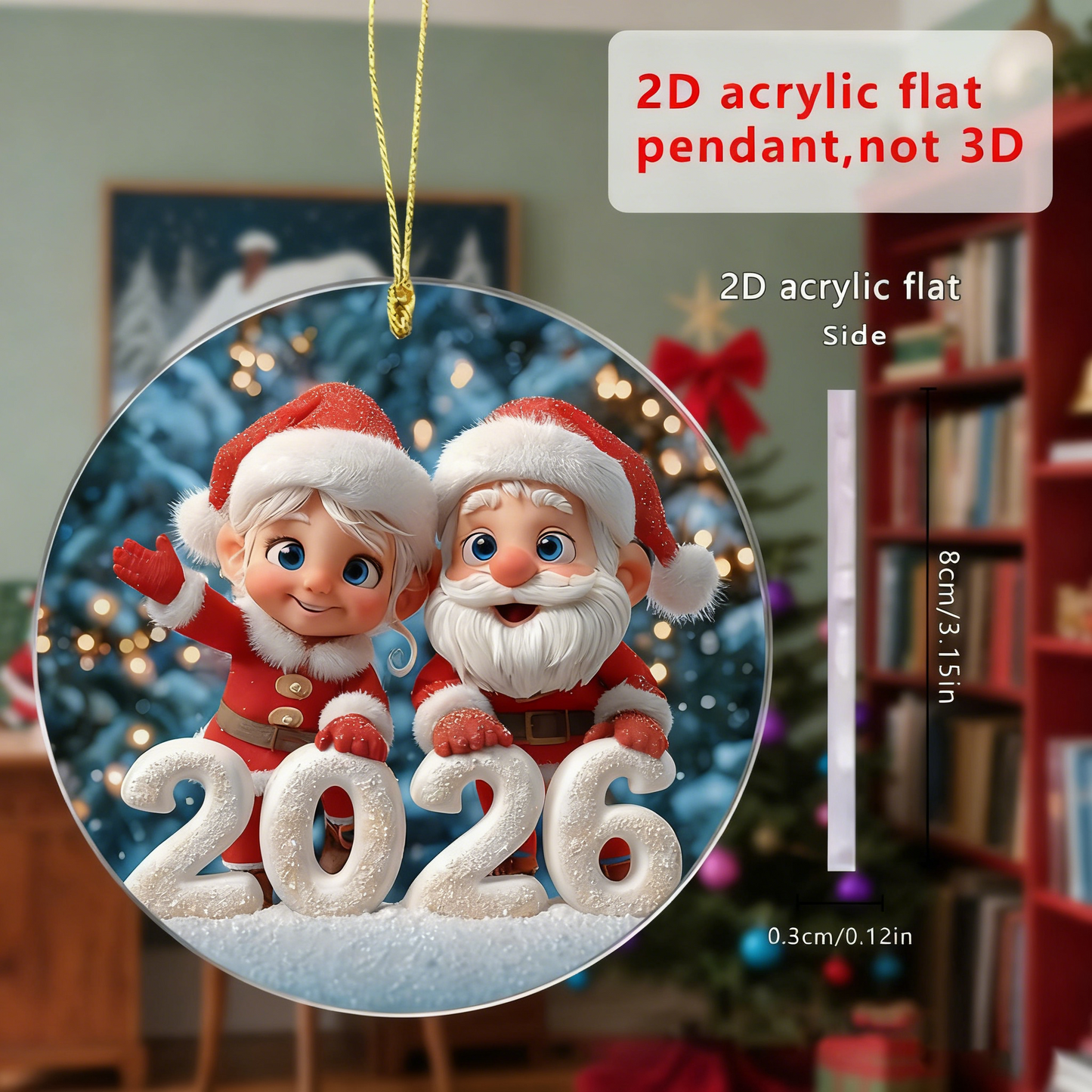 Muticolor Christmas Hanging Decoration