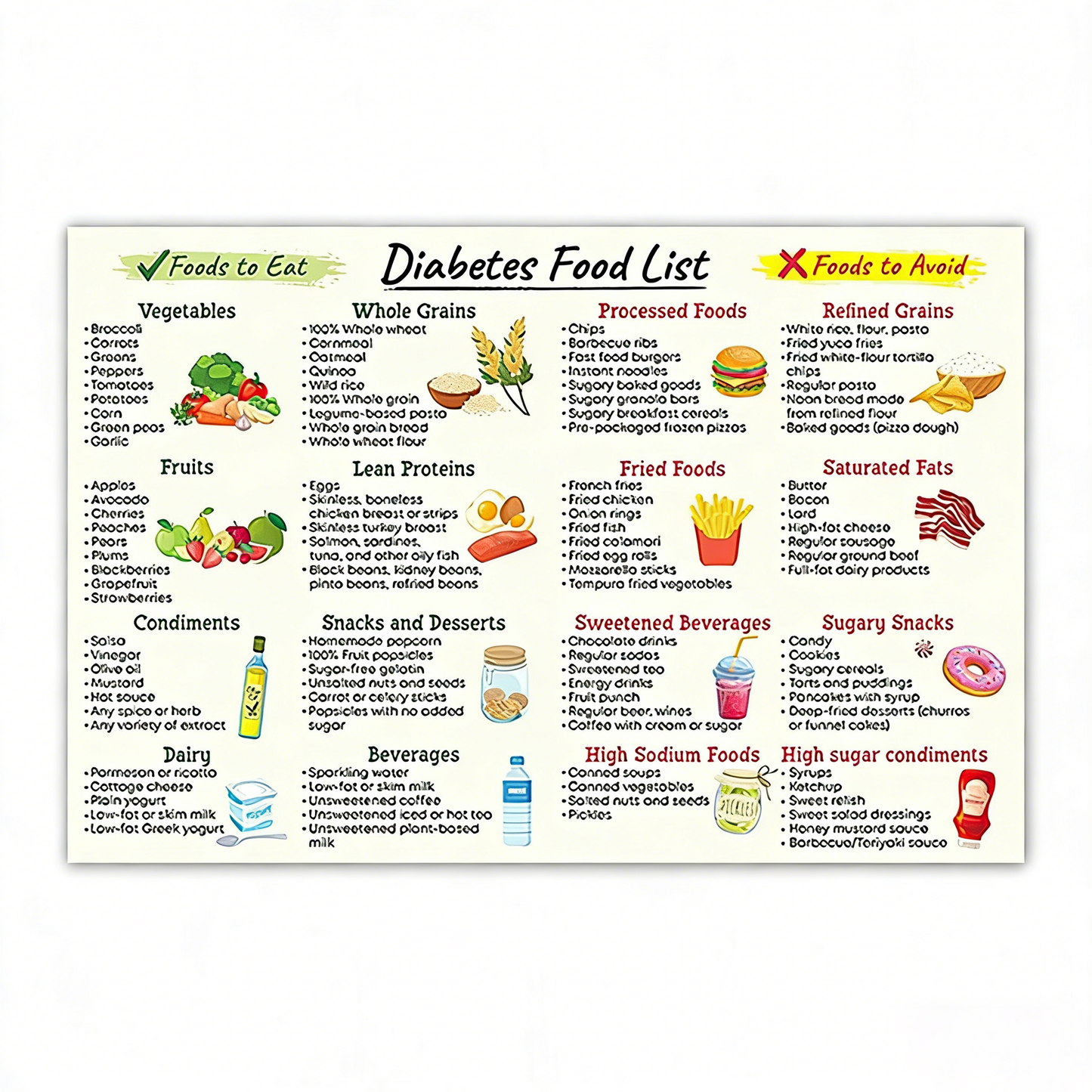 Kidney Health Poster: Low-Potassium Diet & Grocery Guide