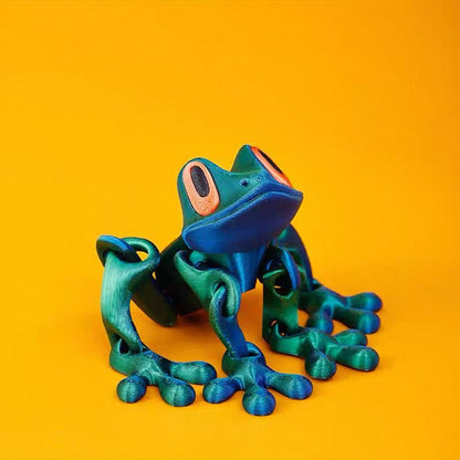 3D Printed Magnetic Frog Refrigerator Sticker