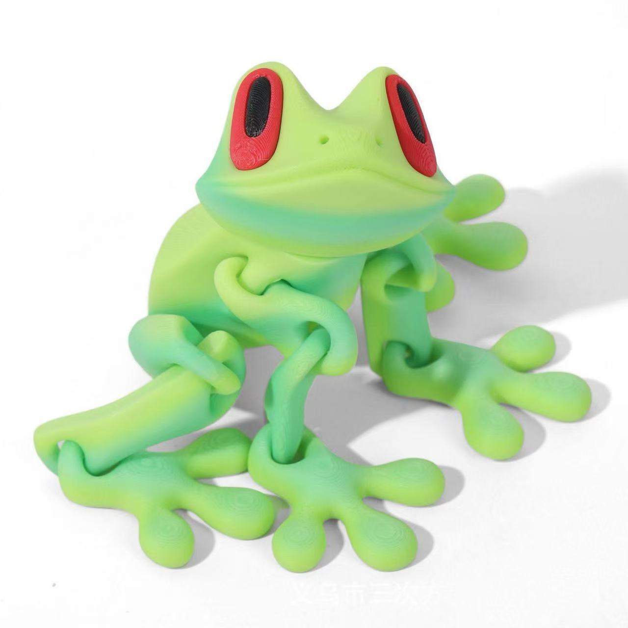3D Printed Magnetic Frog Refrigerator Sticker
