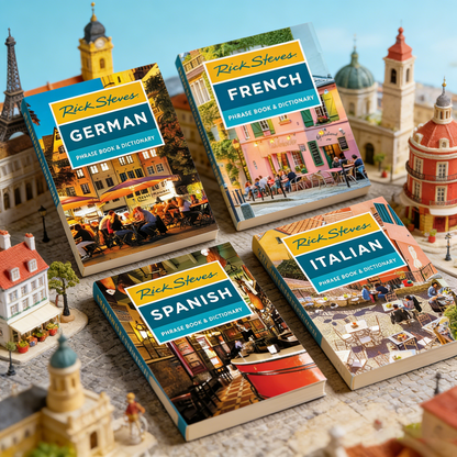 Four-Language Phrase Book & Dictionary Travel Guides