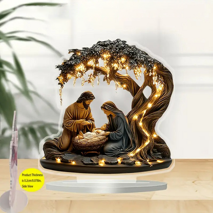 Sacred Nativity Acrylic Art Decor