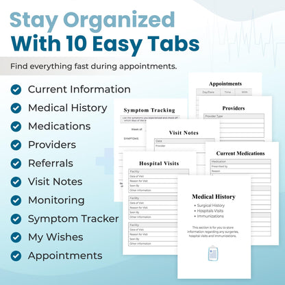 Medical Visit Logbook: YourEssential Medical