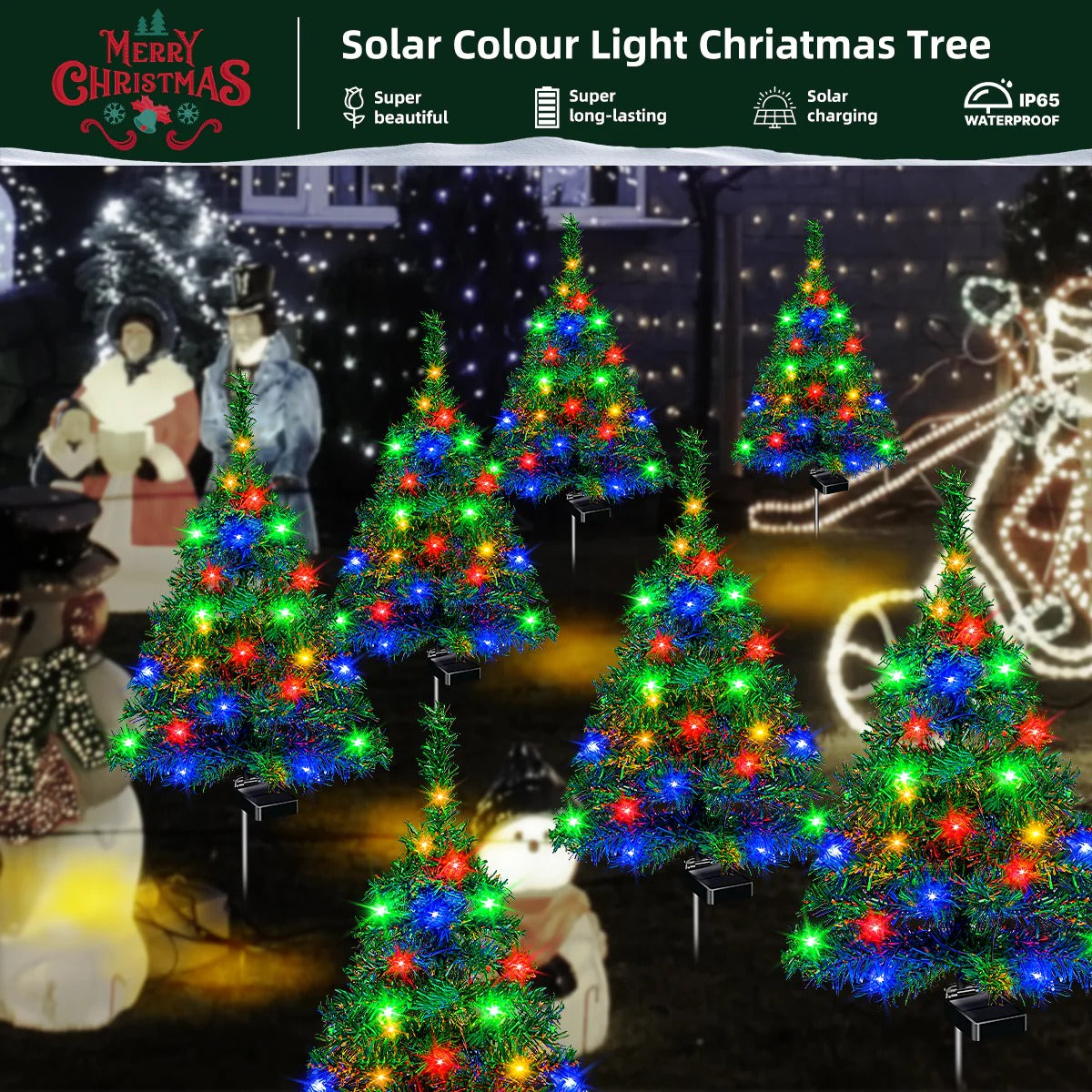 4-Solar Christmas Tree