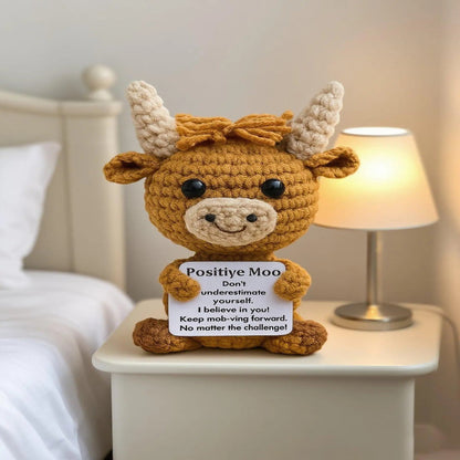 Positive Crochet Highland Cow