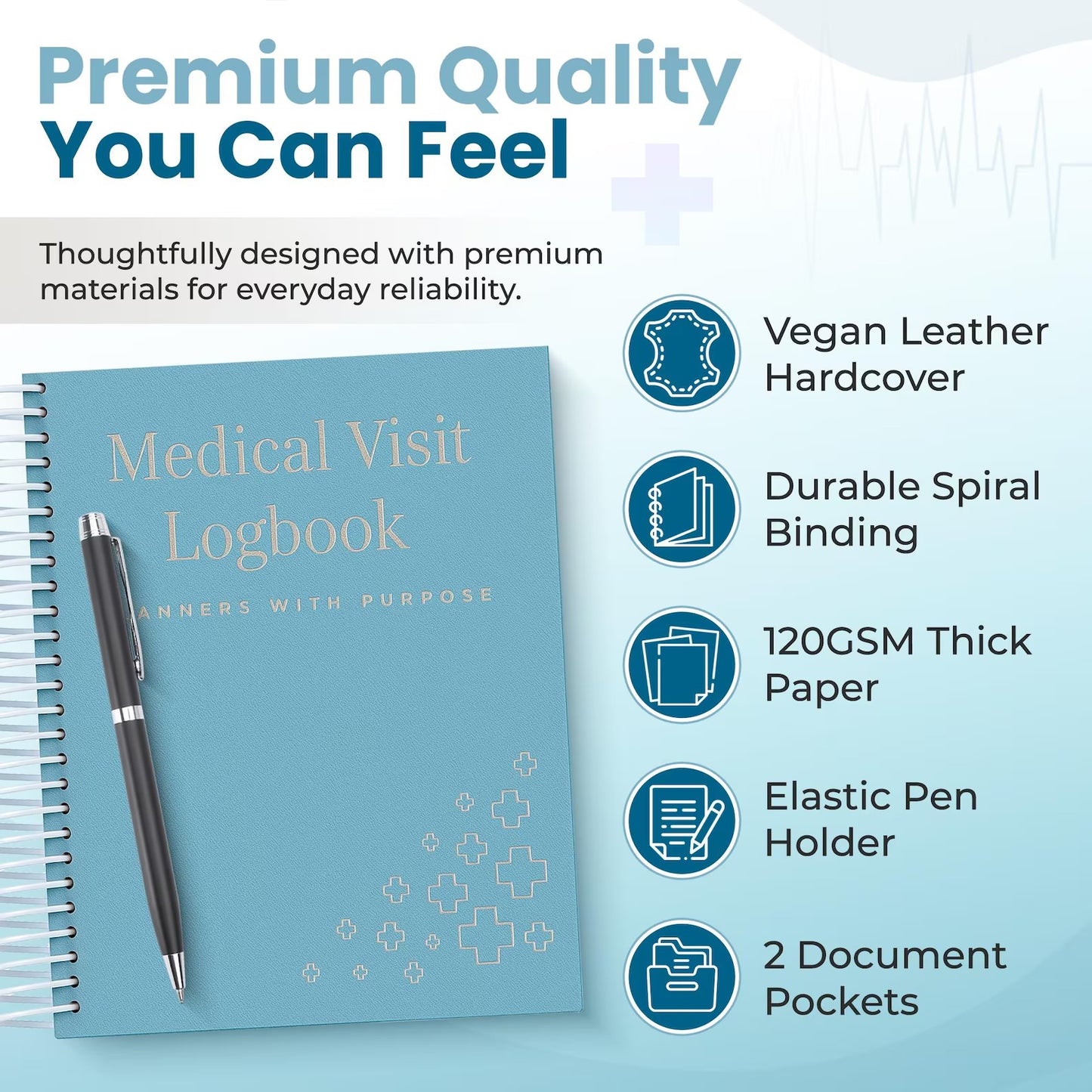 Medical Visit Logbook: YourEssential Medical