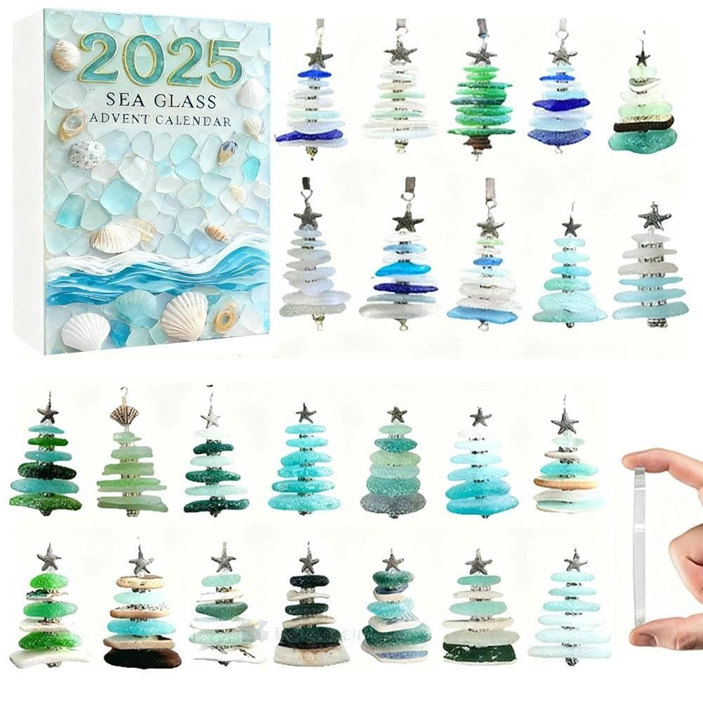 Sea Glass Christmas Tree Advent Calendar