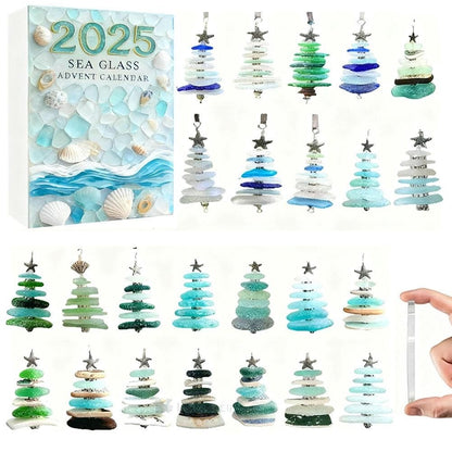 Sea Glass Christmas Tree Advent Calendar