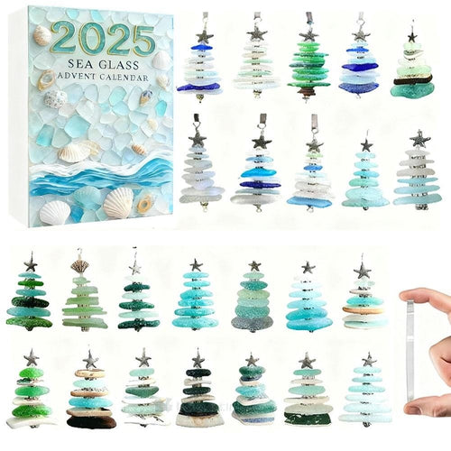 Sea Glass Christmas Tree Advent Calendar