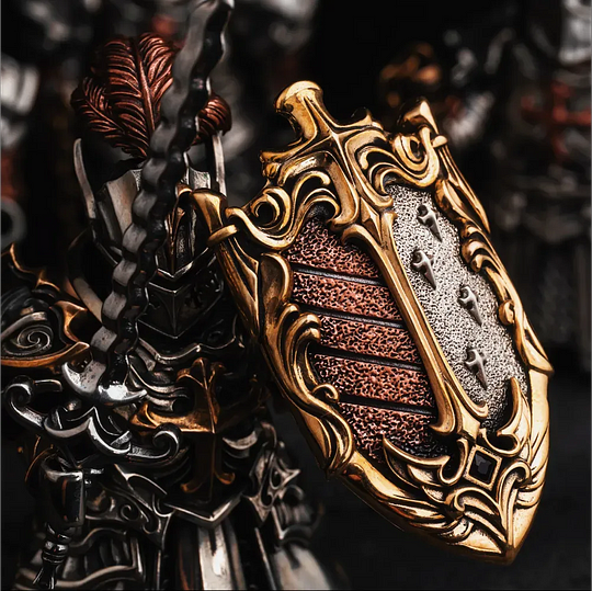 Crimson Templar Figurine Statue Ornament