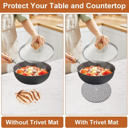 5PC Hot Pads for Countertop and Table
