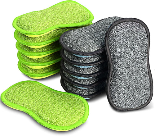 12 Pack Multi-Purpose Scrub Sponges